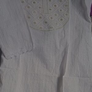 PRIVATE LABLE WOMENS TOP WEAR Kurta WHITE COLOUR SIZE 38