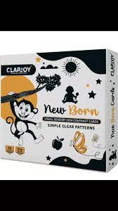 Clapjoy Black And White 20 Flash Cards Visual Stimulation And Brain Development 0 6 Months