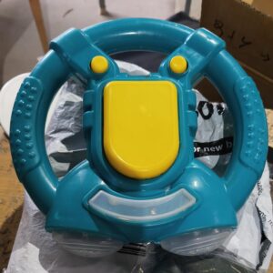 PRIVATE LABLE Baby Steering Wheel Light Up Steering Wheel Toy Infant multi colour