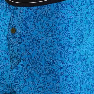 CIRCUS Printed LowRise Micro Modal Boxer size S blue colour