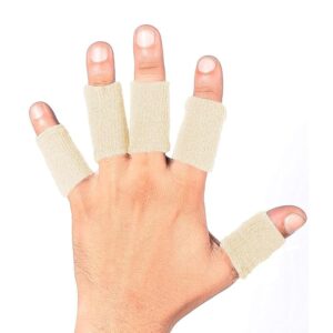 JoyFit Finger Support Adjustable Pain forVolleyball for Safety 5 pcs yellow colour