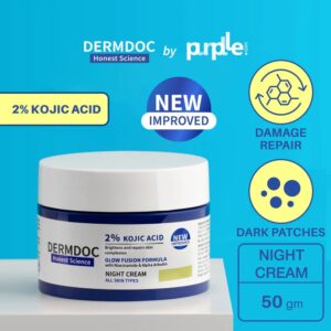 DermDoc 2 Kojic Acid Glow Fusion Formula Night Cream 50gm