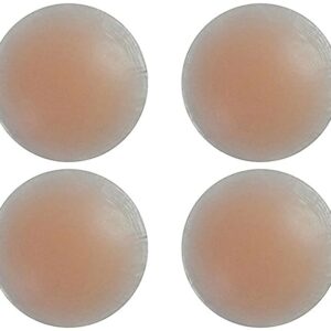 Private Lable DISOLVE Nipple Cover Reusable Adhesive Invisible Breast Pasties 2 Pairs pack of 4 free size