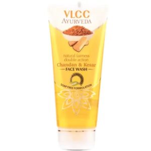 vlcc ayurveda chandan kesar face wash 100 ml