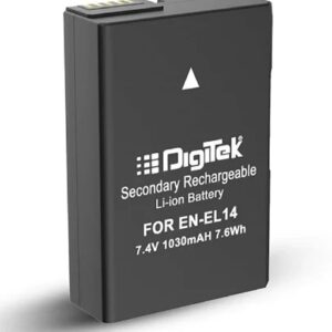 Digitek ENEL14 Secondary Rechargeable Digital Camera Battery BLACK