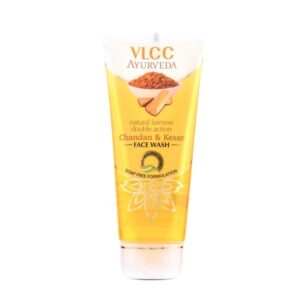 VLCC Ayurveda Natural Fairness Chandan Kesar Face Wash 100 ml PACK OF 1