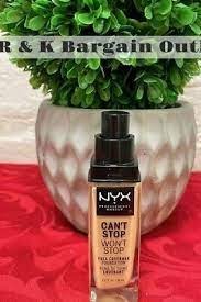 NYX Professional Makeup Cant Stop Wont Stop Full Coverage Foundation 30 ml