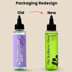 The Wellness Shop Rosemary Oil for Hair Regrowth Strength Daily Use Hair Oil 100 ml