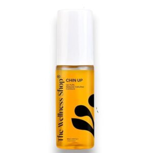 The Wellness Shop Chin Up Oil 50ml Skin Tightening Firming Face Oil for Jawline Neck Chin Natural Ingredients Lifts Tones Hydrates For All Skin Types