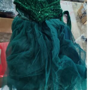 Batarfly gown green for baby girl 78 year
