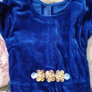 Private Label KIDS BLUE FROCK FREE SIZE