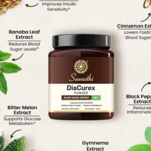 DiaCurex Powder 100 Natural Supplement for Managing Blood Sugar 180g