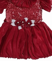 Private Label Girls Red Frock Free Size