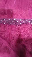 Private Label Girls Net Frock Wine 18 Size