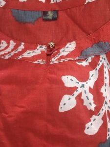 Private Label Womens Red Kurta Set 42 Size