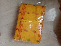 Private Label Womens yellow Tant Saree
