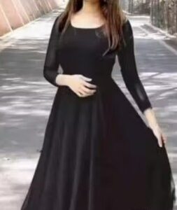 NEW PARTY WEAR DRESS BLACK COLOUR XL SIZE