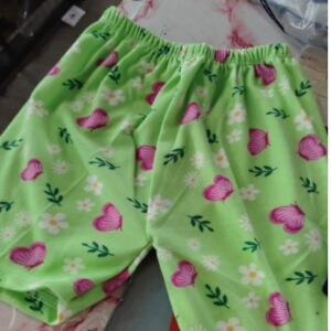 Baby boy kids green colour cotton wear half pant 3 to 4 years