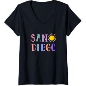 Teamspirit Black Colour Women V neek Top M Size