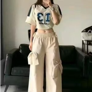 Private Label Cream Colour Mens Hip Hop Pant Free Size