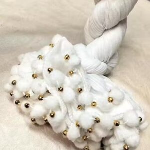 Private Label Daily Wear Lycra Dupattas For Women White Colour