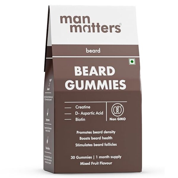 Man Matters Beard Gummies for Men 30 Days Pack 120g