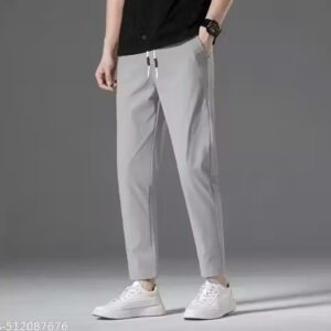 Private Label Grey Colour Tarck pant Free Size