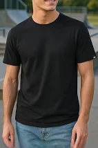 Yousta Black T Shirts L Size