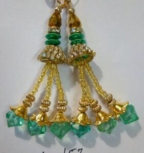 Private Label Lmitation Beads Latkan Green Colour