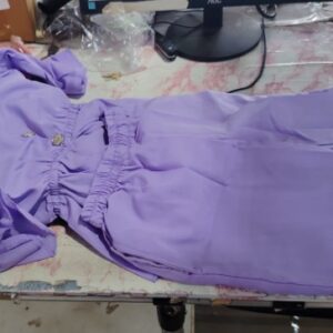 Private Label woman stylish dress 28 size purple colour