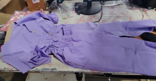 Private Label woman stylish dress 28 size purple colour