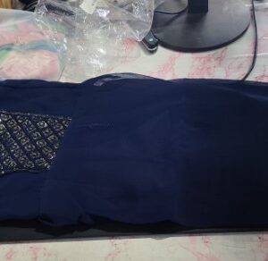 Private Label woman silk kuetis blue colour m size