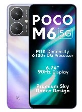 POCO M6 5G Orion Blue 128 GB 4 GB RAM IMEI1 866173062996929 IEMI2 866173062996937 Model No 23128PC33I