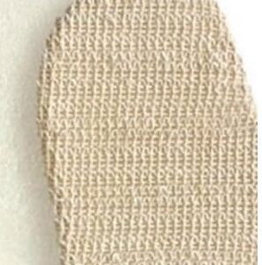 RHE COSMETICS Natural Bath Exfoliating Scrub for Dead Skin Remover Glove Brown