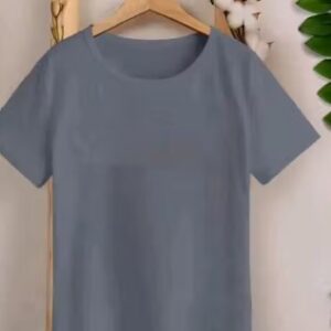 Womens Cotton TShirt Soft Lightweight and Durable gray colour XXL size