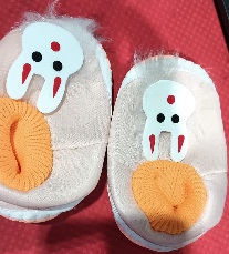 Private Label Kids Orange Booties