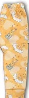 Private Label Cartoon Random Prints Kids Winter Warm Fleece Yellow Free Size
