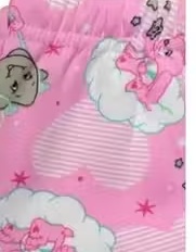 Private Label Cartoon Random Prints Kids Winter Warm Fleece Pink Free Size