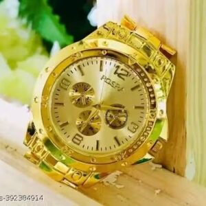 Private Label Premium Watch Stainless Steel for Man Goldren Colour