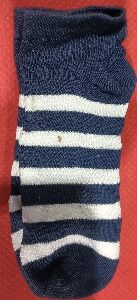 Private Label Mens Socks White And Blue