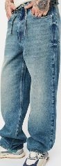 Max Mens Regular Fit Mid Rise Heavy Fade Cotton Jeans 30 Size