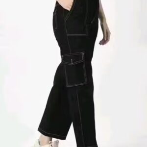 Private Label Trendy Stylish Jeans For Women Black Colour Free Size