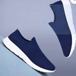 STYLISH LIGHT WEIGHT SPORTS SHOES FOR BOYS MEN Slip On Sneakers For Men Blue 4
