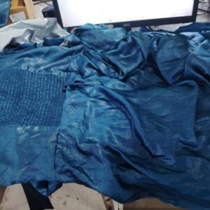 Private Label woman gown blue colour 5xl size