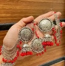 Private Label Womens Oxidies Earing And Tikka Set