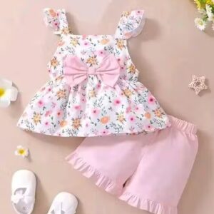 Arj Cutiepie Girls Top And Bottom Sets 6 To 12 Months
