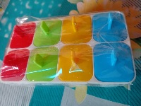 Private Label Plastic Ice Cube Tray Multicolor Plastic Ice Cube Tray