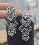 Private Label Oxidise Silver Plated Earring Combo Pack For Girls And Women