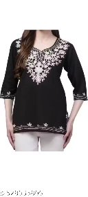Private Label Womens Black Shorts Kurti S Size