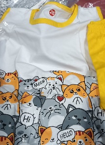Private Label Boys Clothing Set Yellow White 26 Size